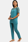 Triumph Super Soft Viscose Loungewear Set - Ocean Depths — thumbnail 2