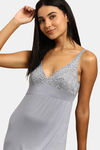 Triumph Super Soft Viscose Loungewear Dress - Morandi Grey — thumbnail 5