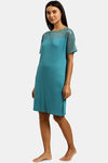Triumph Super Soft Viscose Loungewear Dress - Ocean Depths — thumbnail 2