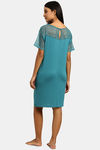 Triumph Super Soft Viscose Loungewear Dress - Ocean Depths — thumbnail 3