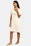Triumph Organic Cotton Loungewear Dress - Skin Dark Combination — thumbnail 2