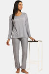 Triumph Organic Cotton Loungewear Set - Light Grey Melange — thumbnail 4