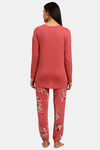 Triumph Organic Cotton Loungewear Set - Pink Dark Combination — thumbnail 3