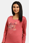 Triumph Organic Cotton Loungewear Set - Pink Dark Combination — thumbnail 5