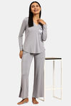 Triumph Super Soft Viscose Loungewear Top - Morandi Grey — thumbnail 4