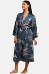 Triumph Thermal Fleece Polyester Robes - Blue Combination — thumbnail 2
