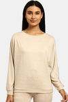 Triumph Thermal Super Soft Viscose Loungewear Top - Brown Light Combination — thumbnail 1