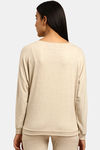 Triumph Thermal Super Soft Viscose Loungewear Top - Brown Light Combination — thumbnail 3