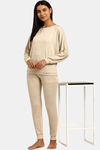 Triumph Thermal Super Soft Viscose Loungewear Top - Brown Light Combination — thumbnail 4