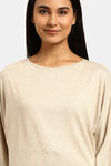 Triumph Thermal Super Soft Viscose Loungewear Top - Brown Light Combination — thumbnail 5
