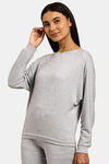 Triumph Thermal Super Soft Viscose Loungewear Top - Dark Grey Melange — thumbnail 2
