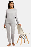 Triumph Thermal Super Soft Viscose Loungewear Top - Dark Grey Melange — thumbnail 4
