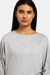 Triumph Thermal Super Soft Viscose Loungewear Top - Dark Grey Melange — thumbnail 5