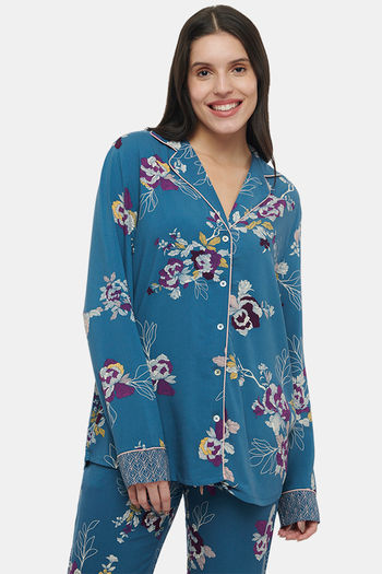 Triumph Viscose Pyjama Sets - Blue Combination