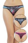Zivame Ultra Soft Sheer Kiss Thong (Pack of 3) — thumbnail 8