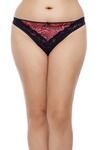 Zivame Ultra Soft Lace Kissed Thong (Pack of 3)- Multicolor — thumbnail 4