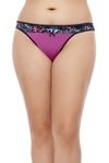 Zivame Ultra Soft Begin With Lace Thong (Pack of 3)- Multicolor — thumbnail 5