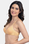 Tweens Padded Wirefree Full Coverage T-Shirt Bra - Beige — thumbnail 2