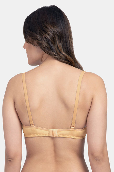 Tweens Padded Wirefree Full Coverage T-Shirt Bra - Beige — image 4
