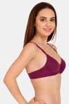 Tweens Padded Wirefree Full Coverage T-Shirt Bra - Magenta — thumbnail 2