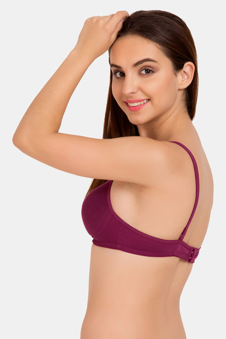 Tweens Padded Wirefree Full Coverage T-Shirt Bra - Magenta — image 3