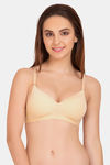 Tweens Padded Wirefree Full Coverage T-Shirt Bra - Beige — thumbnail 1