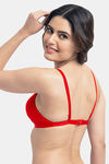 Tweens Padded Wirefree Full Coverage T-Shirt Bra - Red — thumbnail 3