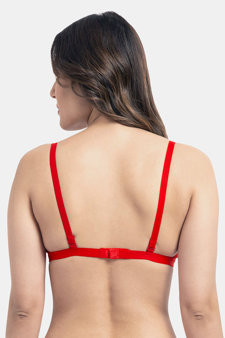 Tweens Padded Wirefree Full Coverage T-Shirt Bra - Red — image 4
