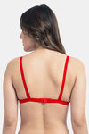 Tweens Padded Wirefree Full Coverage T-Shirt Bra - Red — thumbnail 4