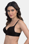 Tweens Padded Wirefree Push Up Bra - Black — thumbnail 2