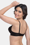 Tweens Padded Wirefree Push Up Bra - Black — thumbnail 3