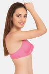 Tweens Double Layered Wirefree Full Coverage T-Shirt Bra - Baby Pink — thumbnail 3