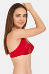 Tweens Double Layered Wirefree Full Coverage T-Shirt Bra - Red — thumbnail 2