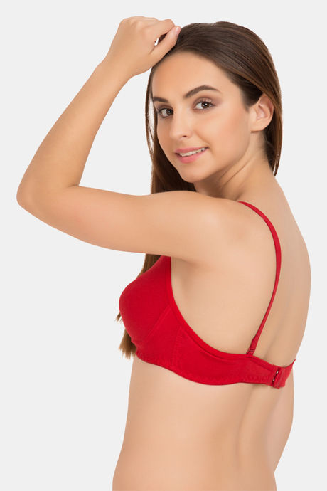 Tweens Double Layered Wirefree Full Coverage T-Shirt Bra - Red — image 3