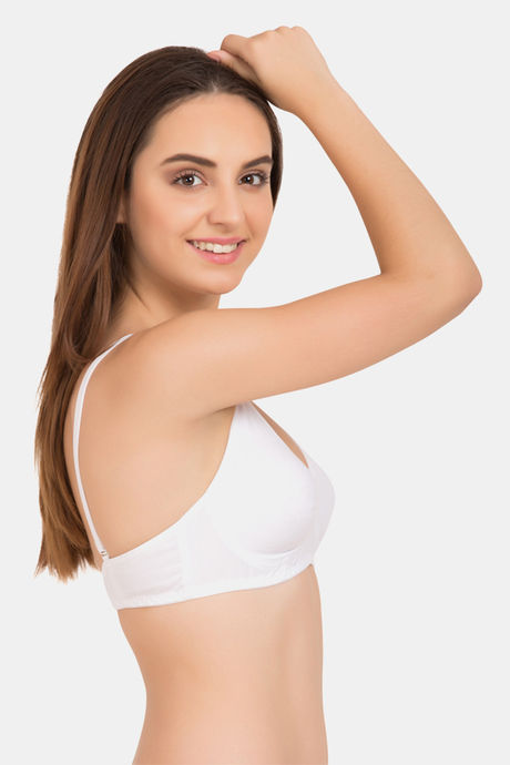Tweens Double Layered Wirefree Full Coverage T-Shirt Bra - White — image 2