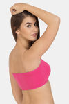 Tweens Double Layered Wirefree Tube Bra With Removable Cookie - Dark Pink — thumbnail 3