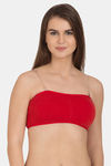 Tweens Double Layered Wirefree Tube Bra With Removable Cookie - Red — thumbnail 1