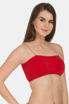 Tweens Double Layered Wirefree Tube Bra With Removable Cookie - Red — thumbnail 2