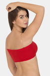 Tweens Double Layered Wirefree Tube Bra With Removable Cookie - Red — thumbnail 3