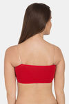 Tweens Double Layered Wirefree Tube Bra With Removable Cookie - Red — thumbnail 4