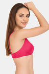 Tweens Double Layered Wirefree Full Coverage T-Shirt Bra - Dark Pink — thumbnail 2