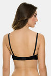 Tweens Padded Non-Wired Full Coverage T-Shirt Bra - Black — thumbnail 2