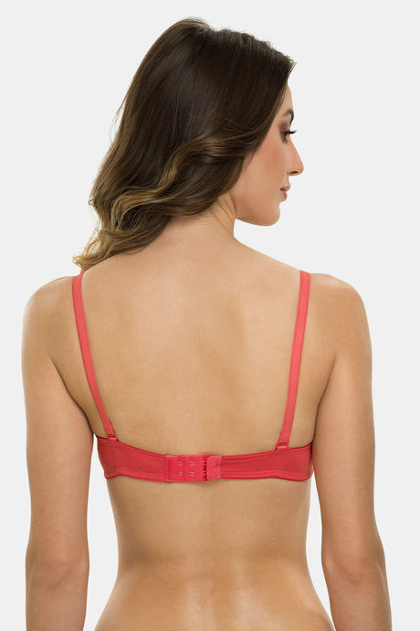 Tweens Padded Non-Wired Full Coverage T-Shirt Bra - Coral — image 2