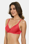 Tweens Padded Non-Wired Full Coverage T-Shirt Bra - Coral — thumbnail 3