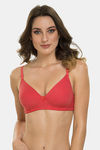 Tweens Padded Non-Wired Full Coverage T-Shirt Bra - Coral — thumbnail 4