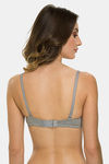 Tweens Padded Non-Wired Full Coverage T-Shirt Bra - Grey — thumbnail 2