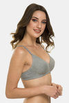 Tweens Padded Non-Wired Full Coverage T-Shirt Bra - Grey — thumbnail 3