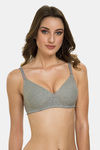 Tweens Padded Non-Wired Full Coverage T-Shirt Bra - Grey — thumbnail 4