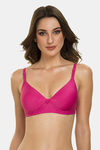 Tweens Padded Non-Wired Full Coverage T-Shirt Bra - Raspberry — thumbnail 1