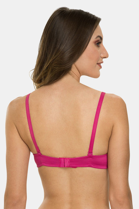 Tweens Padded Non-Wired Full Coverage T-Shirt Bra - Raspberry — image 2